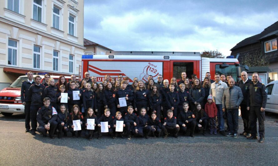 ..:: Gelungene Herausforderung: Feuerwehrjugend brilliert bei Erprobung/-Spiel i…
