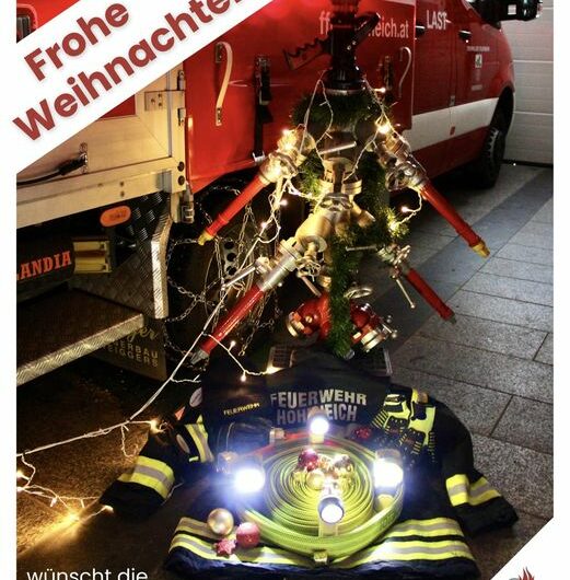 Die Freiwillige Feuerwehr Hoheneich wünscht euch allen ein frohes Weihnachtsfest…